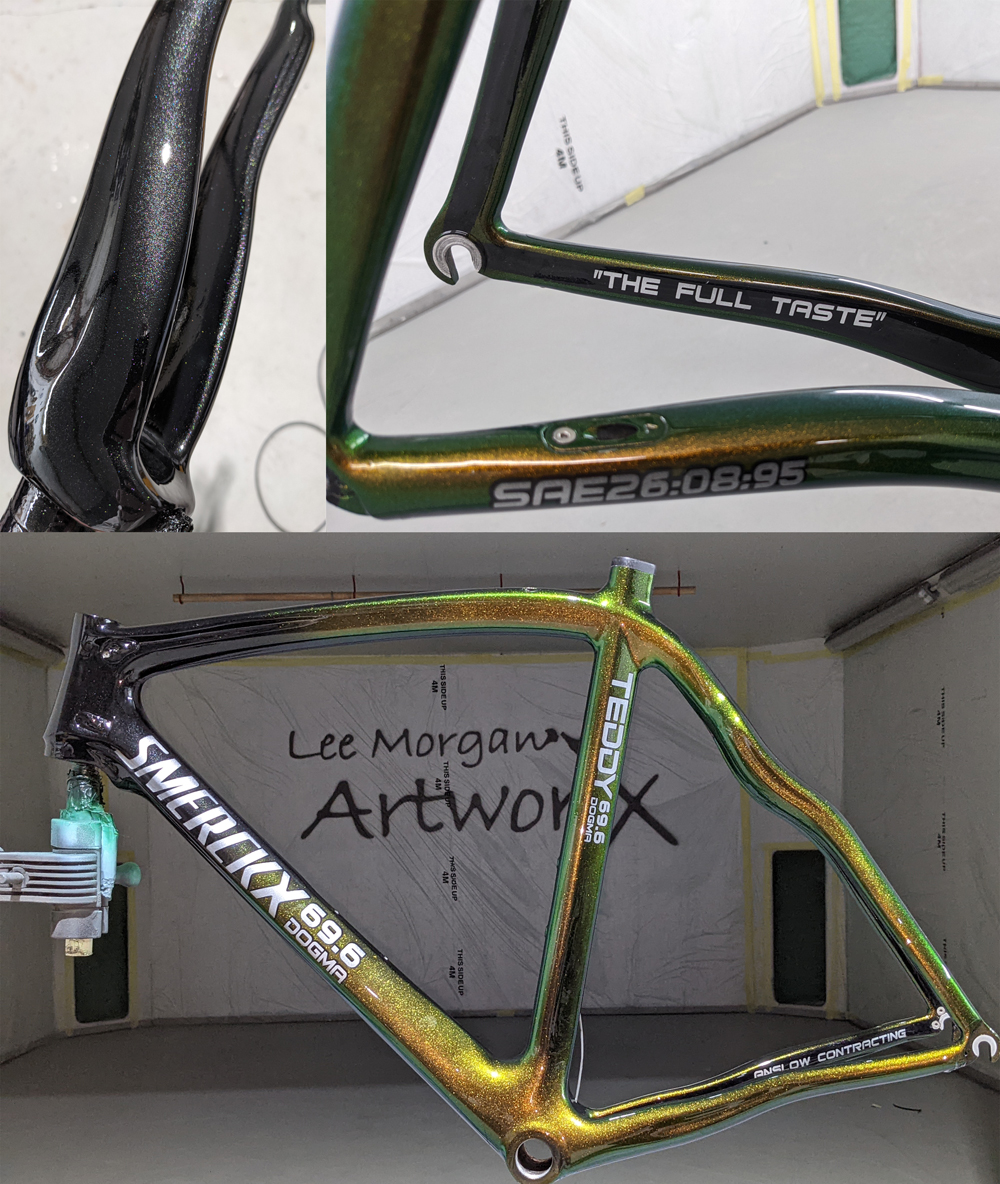 Bike frame best sale painting near me